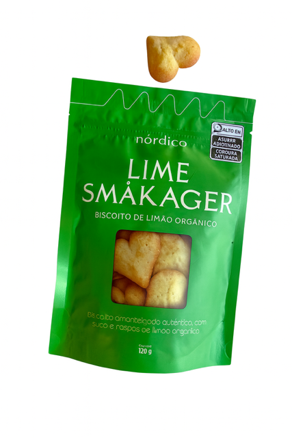 Lime Småkager - Biscoito de limão 120g
